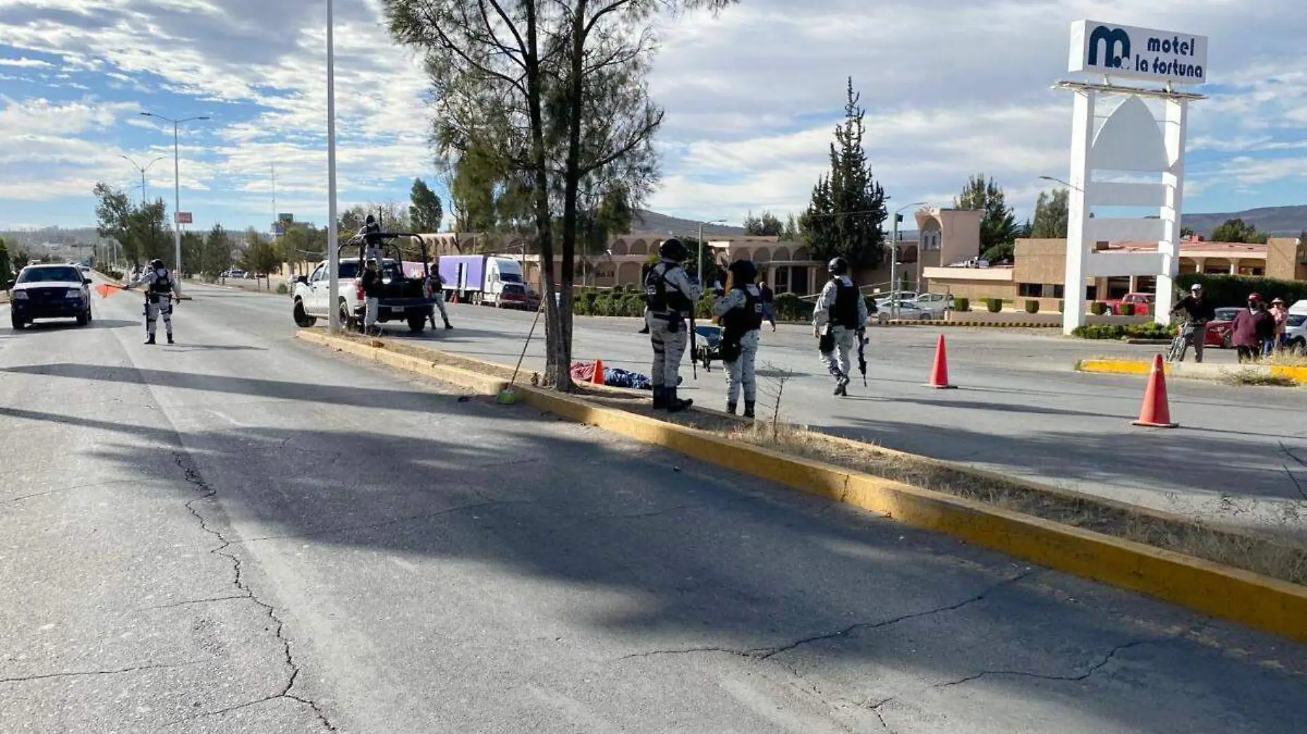 Zona de intervención en Fresnillo, Zacatecas